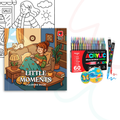 Little Moments Artist Suite | Book + 60 Premium Acrylic Markers